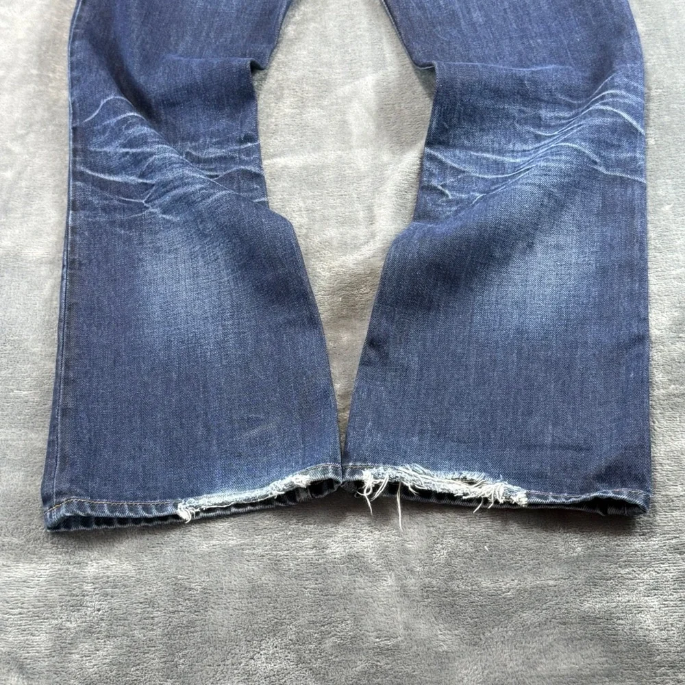 Diesel Men's Bootcut Jeans in Faded Blue Wash